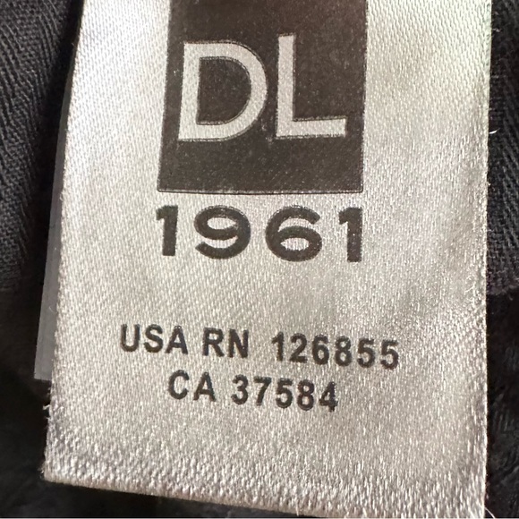 DL1961 High Rise Wide Leg Hepburn Ashwell Raw Frayed Hem size 31 - Picture 13 of 16